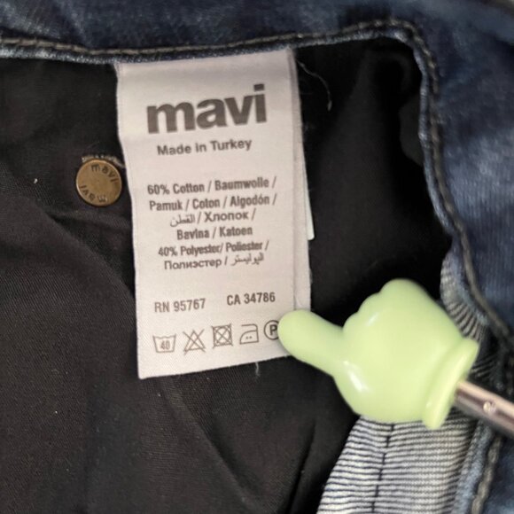 Mavi Jeans Matt Mens 31x32 Relaxed Straight Leg Blue Med Wash Stretch Denim - Picture 9 of 13